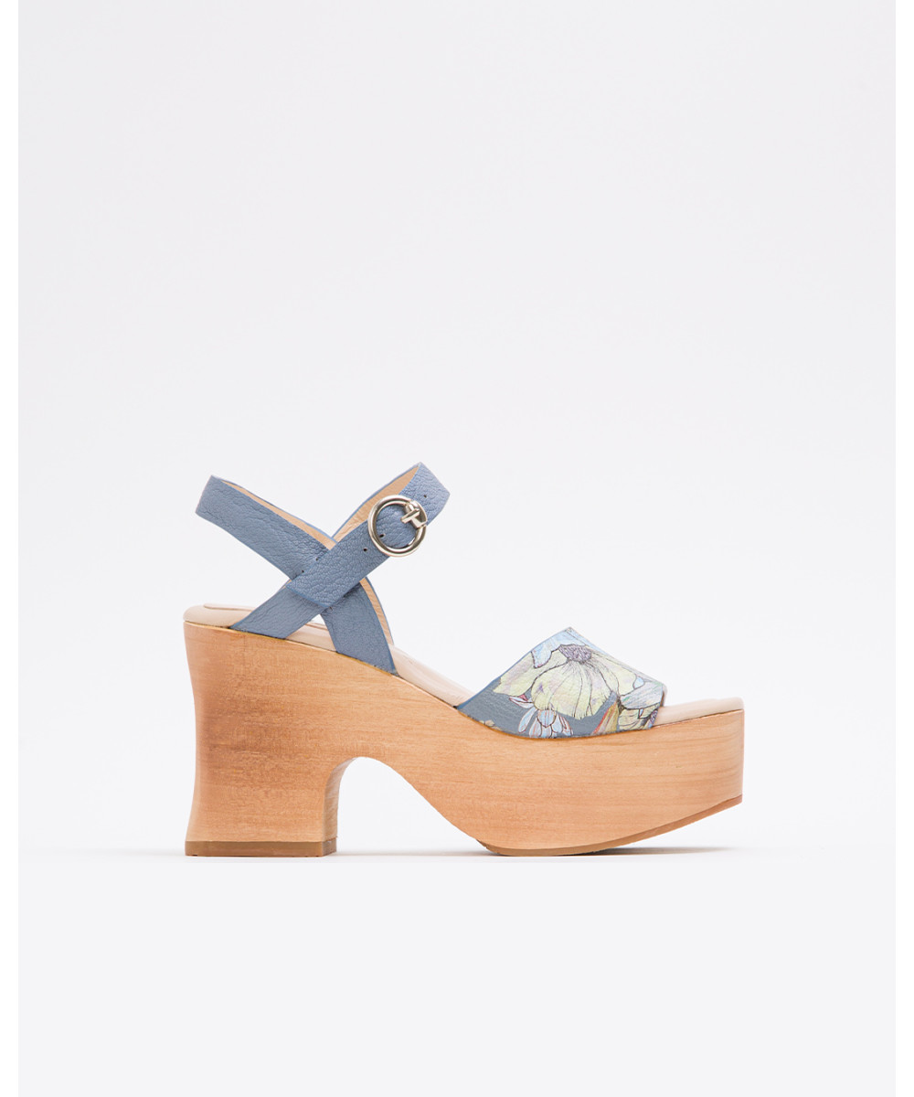 pale blue wide fit sandals