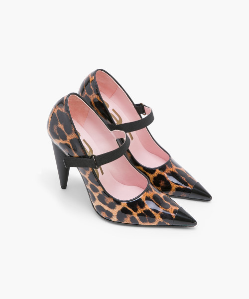 Topshop animal store print shoes