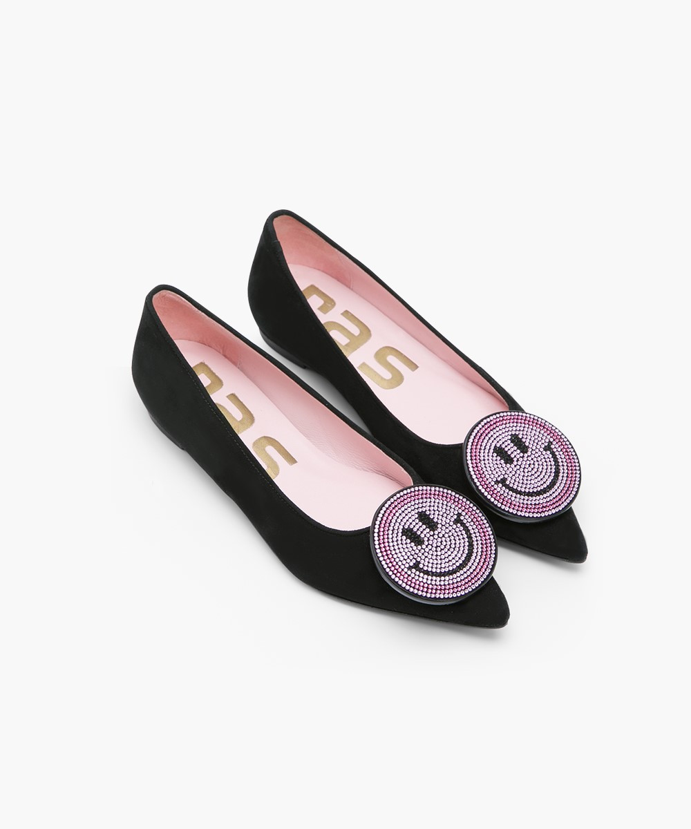 Flats negro cheap