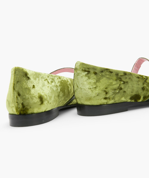 Green velvet mary on sale janes